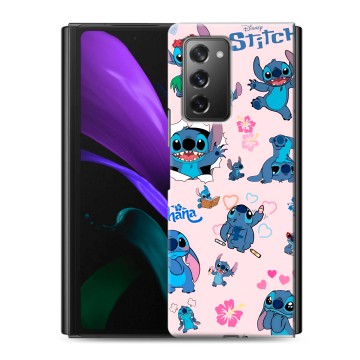 Пластиковый чехол на Samsung Galaxy Z Fold 2 с принтом Лило и Стич
