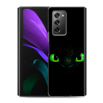 Пластиковый чехол на Samsung Galaxy Z Fold 2 с принтом Как приручить дракона