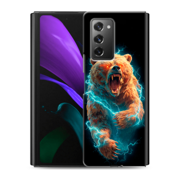 Пластиковый чехол на Samsung Galaxy Z Fold 2 с принтом Медведь Пластиковый чехол на Samsung Galaxy Z Fold 2 с принтом Медведь