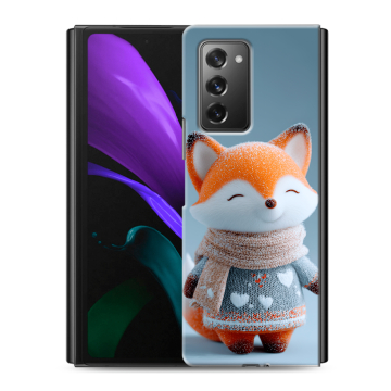 Пластиковый чехол на Samsung Galaxy Z Fold 2 с принтом Лиса Пластиковый чехол на Samsung Galaxy Z Fold 2 с принтом Лиса