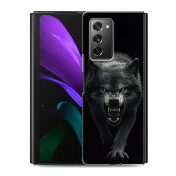 Пластиковый чехол на Samsung Galaxy Z Fold 2 с принтом Волк