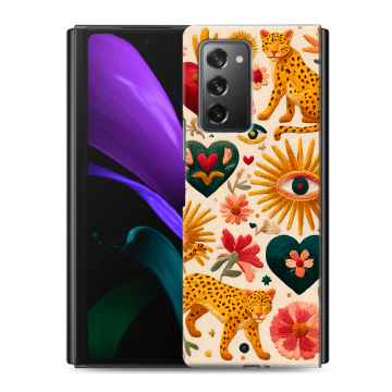 Пластиковый чехол на Samsung Galaxy Z Fold 2 с принтом Модный принт Пластиковый чехол на Samsung Galaxy Z Fold 2 с принтом Модный принт