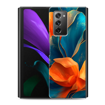 Пластиковый чехол на Samsung Galaxy Z Fold 2 с принтом Цветы Пластиковый чехол на Samsung Galaxy Z Fold 2 с принтом Цветы