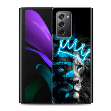 Пластиковый чехол на Samsung Galaxy Z Fold 2 с принтом Король лев Пластиковый чехол на Samsung Galaxy Z Fold 2 с принтом Король лев