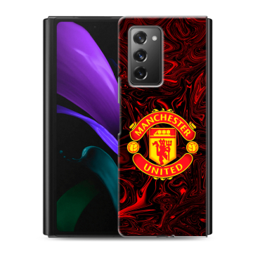 Пластиковый чехол на Samsung Galaxy Z Fold 2 с принтом Manchester United Пластиковый чехол на Samsung Galaxy Z Fold 2 с принтом Manchester United