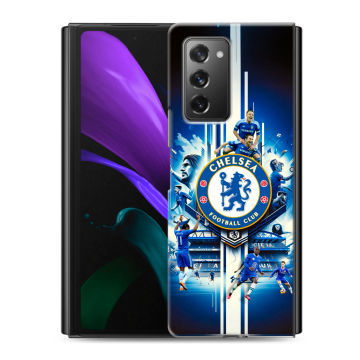 Пластиковый чехол на Samsung Galaxy Z Fold 2 с принтом Chelsea Челси Пластиковый чехол на Samsung Galaxy Z Fold 2 с принтом Chelsea Челси