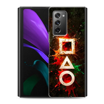 Пластиковый чехол на Samsung Galaxy Z Fold 2 с принтом Squid Game Игра кальмара Пластиковый чехол на Samsung Galaxy Z Fold 2 с принтом Squid Game Игра кальмара