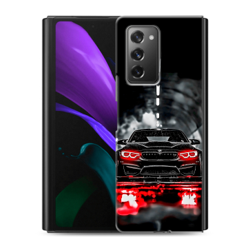 Пластиковый чехол на Samsung Galaxy Z Fold 2 с принтом BMW БМВ Пластиковый чехол на Samsung Galaxy Z Fold 2 с принтом BMW БМВ