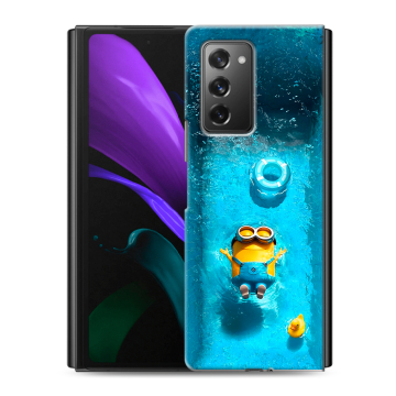 Пластиковый чехол на Samsung Galaxy Z Fold 2 с принтом Миньоны Пластиковый чехол на Samsung Galaxy Z Fold 2 с принтом Миньоны