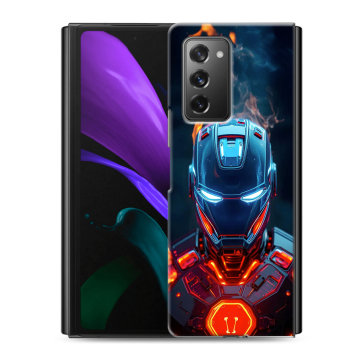 Пластиковый чехол на Samsung Galaxy Z Fold 2 с принтом IronMan Железный человек Пластиковый чехол на Samsung Galaxy Z Fold 2 с принтом IronMan Железный человек