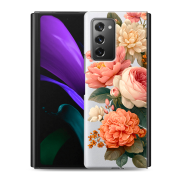 Пластиковый чехол на Samsung Galaxy Z Fold 2 с принтом цветы Пластиковый чехол на Samsung Galaxy Z Fold 2 с принтом цветы