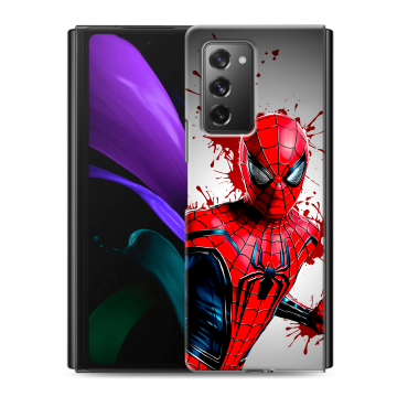Пластиковый чехол на Samsung Galaxy Z Fold 2 с принтом Spiderman Человек паук Пластиковый чехол на Samsung Galaxy Z Fold 2 с принтом Spiderman Человек паук