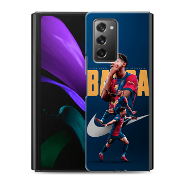 Пластиковый чехол на Samsung Galaxy Z Fold 2 с принтом Барселона Barca Yamal 