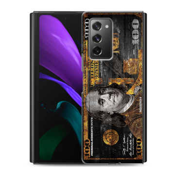 Пластиковый чехол на Samsung Galaxy Z Fold 2 с принтом Доллар деньги