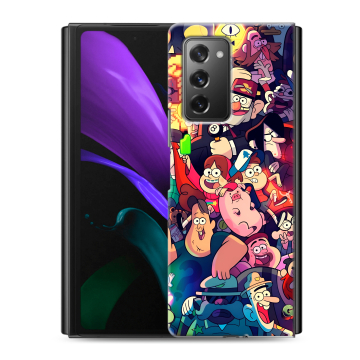 Пластиковый чехол на Samsung Galaxy Z Fold 2 с принтом Gravity Falls Гравити Фолз