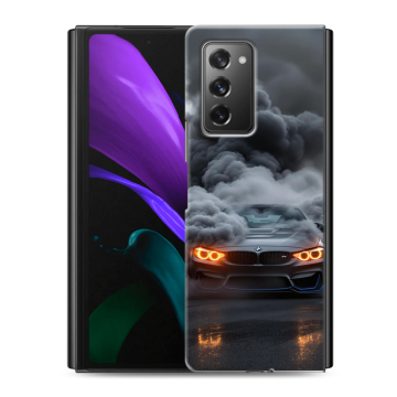 Пластиковый чехол на Samsung Galaxy Z Fold 2 с принтом BMW БМВ Пластиковый чехол на Samsung Galaxy Z Fold 2 с принтом BMW БМВ