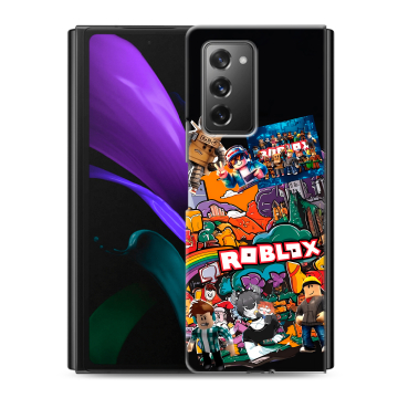 Пластиковый чехол на Samsung Galaxy Z Fold 2 с принтом Roblox Роблокс