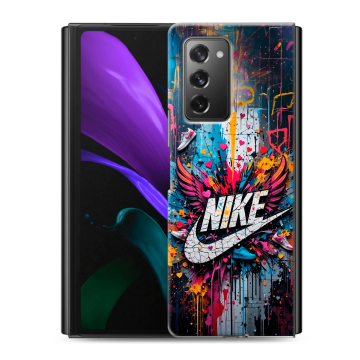Пластиковый чехол на Samsung Galaxy Z Fold 2 с принтом Nike Найк Пластиковый чехол на Samsung Galaxy Z Fold 2 с принтом Nike Найк