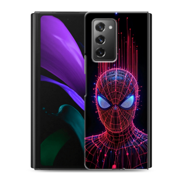 Пластиковый чехол на Samsung Galaxy Z Fold 2 с принтом Spiderman Человек паук