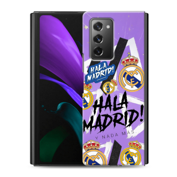 Пластиковый чехол на Samsung Galaxy Z Fold 2 с принтом Real Madrid Реал Мадрид