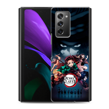 Пластиковый чехол на Samsung Galaxy Z Fold 2 с принтом Demon Slayer Клинок рассекающий демонов Пластиковый чехол на Samsung Galaxy Z Fold 2 с принтом Demon Slayer Клинок рассекающий демонов