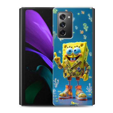 Пластиковый чехол на Samsung Galaxy Z Fold 2 с принтом Спанч боб Спанчбоб Пластиковый чехол на Samsung Galaxy Z Fold 2 с принтом Спанч боб Спанчбоб
