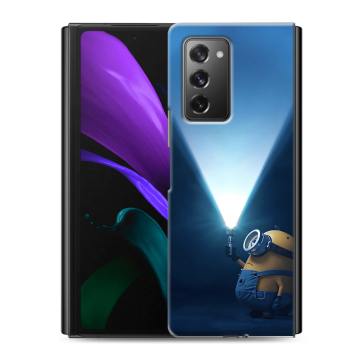 Пластиковый чехол на Samsung Galaxy Z Fold 2 с принтом Миньоны
