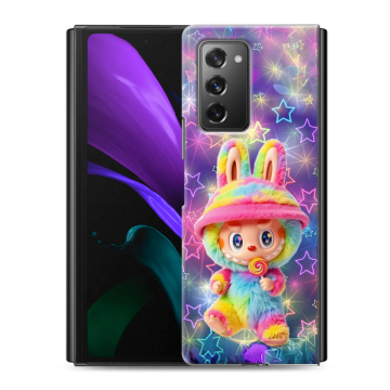 Пластиковый чехол на Samsung Galaxy Z Fold 2 с принтом Labubu Лабубу