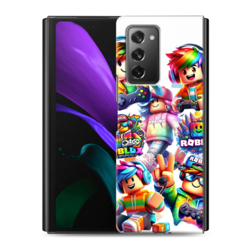 Пластиковый чехол на Samsung Galaxy Z Fold 2 с принтом Roblox Роблокс