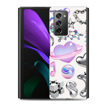 Пластиковый чехол на Samsung Galaxy Z Fold 2 с принтом Y2K Пластиковый чехол на Samsung Galaxy Z Fold 2 с принтом Y2K