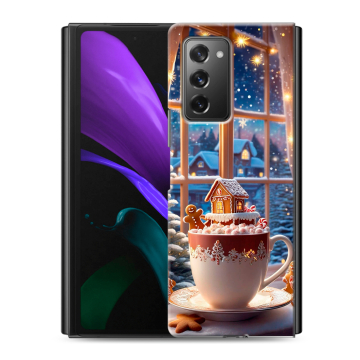 Пластиковый чехол на Samsung Galaxy Z Fold 2 с принтом Новый год Пластиковый чехол на Samsung Galaxy Z Fold 2 с принтом Новый год