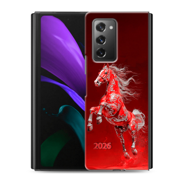 Пластиковый чехол на Samsung Galaxy Z Fold 2 с принтом Новый год Пластиковый чехол на Samsung Galaxy Z Fold 2 с принтом Новый год