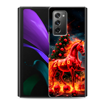 Пластиковый чехол на Samsung Galaxy Z Fold 2 с принтом Новый год Пластиковый чехол на Samsung Galaxy Z Fold 2 с принтом Новый год