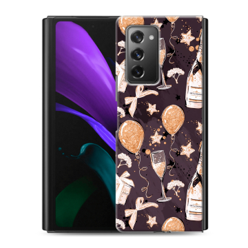 Пластиковый чехол на Samsung Galaxy Z Fold 2 с принтом Новый год Пластиковый чехол на Samsung Galaxy Z Fold 2 с принтом Новый год
