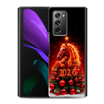 Пластиковый чехол на Samsung Galaxy Z Fold 2 с принтом Новый год Пластиковый чехол на Samsung Galaxy Z Fold 2 с принтом Новый год
