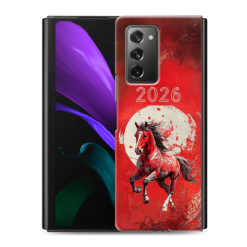 Пластиковый чехол на Samsung Galaxy Z Fold 2 с принтом Новый год Пластиковый чехол на Samsung Galaxy Z Fold 2 с принтом Новый год