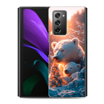 Пластиковый чехол на Samsung Galaxy Z Fold 2 с принтом Новый год Пластиковый чехол на Samsung Galaxy Z Fold 2 с принтом Новый год