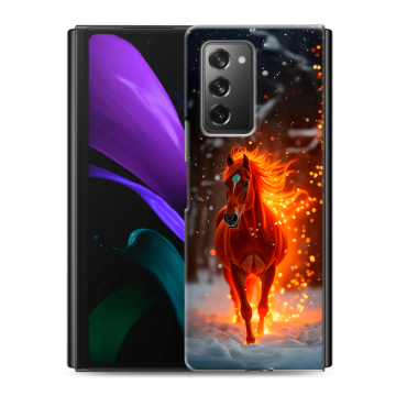 Пластиковый чехол на Samsung Galaxy Z Fold 2 с принтом Новый год Пластиковый чехол на Samsung Galaxy Z Fold 2 с принтом Новый год