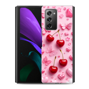 Пластиковый чехол на Samsung Galaxy Z Fold 2 с принтом для девочек