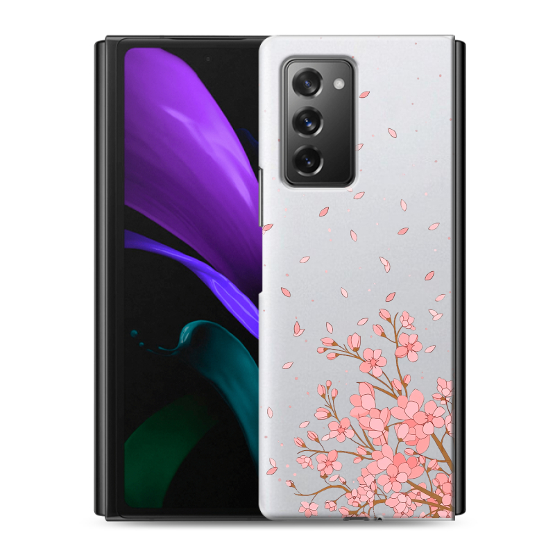 Пластиковый чехол на Samsung Galaxy Z Fold 2 с принтом Ветка сакуры Пластиковый чехол на Samsung Galaxy Z Fold 2 с принтом Ветка сакуры