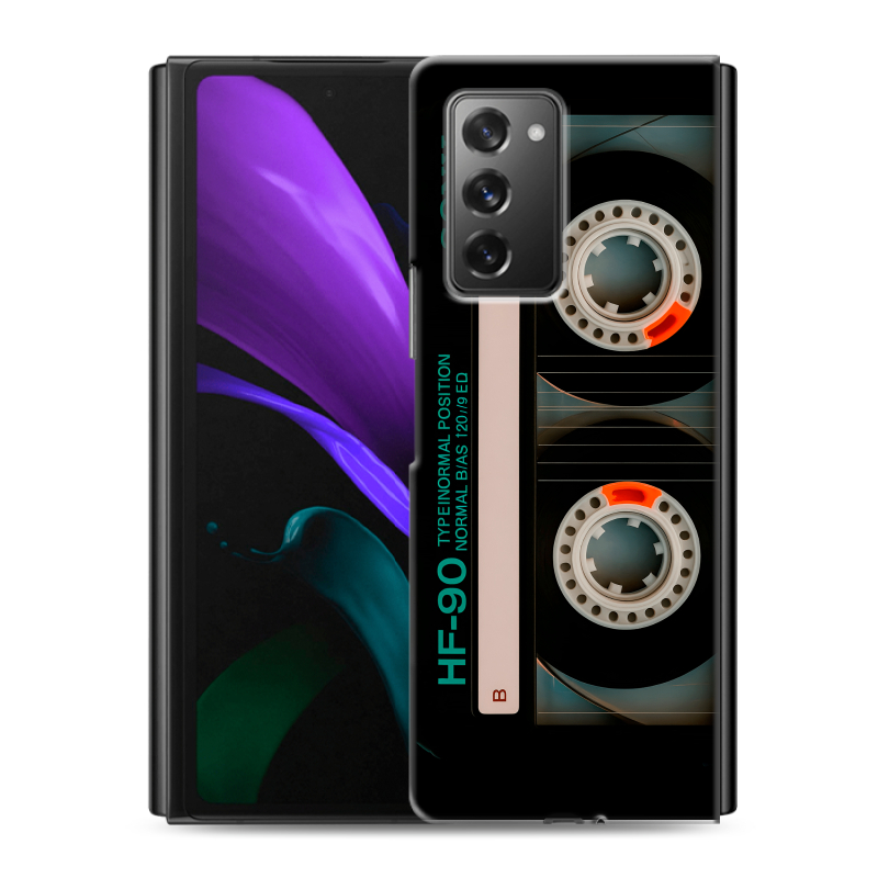 Пластиковый чехол на Samsung Galaxy Z Fold 2 с принтом Кассета Пластиковый чехол на Samsung Galaxy Z Fold 2 с принтом Кассета