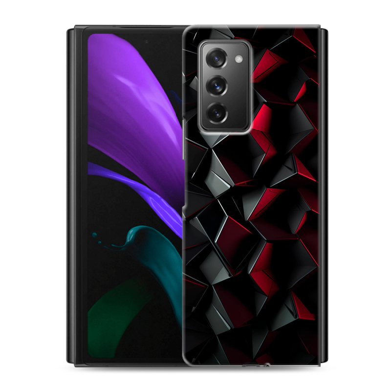 Пластиковый чехол на Samsung Galaxy Z Fold 2 с принтом Абстракция Пластиковый чехол на Samsung Galaxy Z Fold 2 с принтом Абстракция