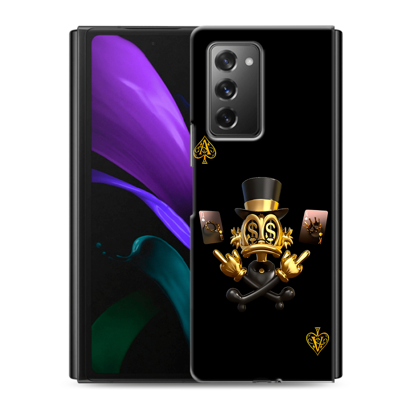 Пластиковый чехол на Samsung Galaxy Z Fold 2 с принтом Золотой скрудж макдак Пластиковый чехол на Samsung Galaxy Z Fold 2 с принтом Золотой скрудж макдак