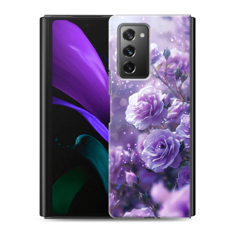 Пластиковый чехол на Samsung Galaxy Z Fold 2 с принтом Розы цветы Пластиковый чехол на Samsung Galaxy Z Fold 2 с принтом Розы цветы