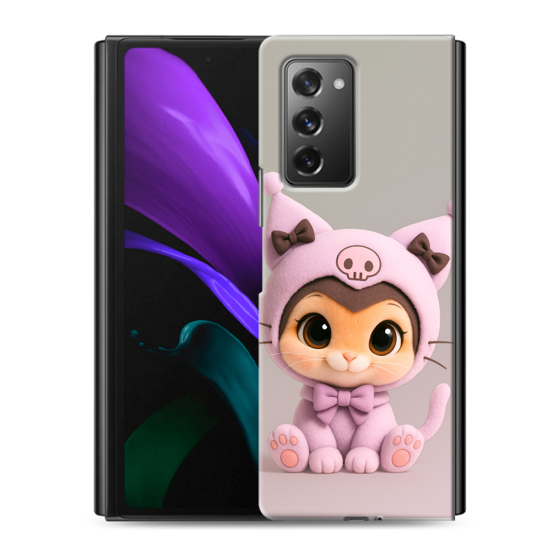 Пластиковый чехол на Samsung Galaxy Z Fold 2 с принтом Куроми Kuromi Пластиковый чехол на Samsung Galaxy Z Fold 2 с принтом Куроми Kuromi