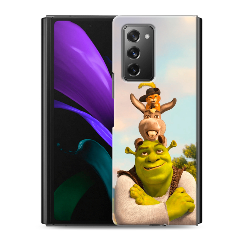 Пластиковый чехол на Samsung Galaxy Z Fold 2 с принтом Шрек Shrek Пластиковый чехол на Samsung Galaxy Z Fold 2 с принтом Шрек Shrek