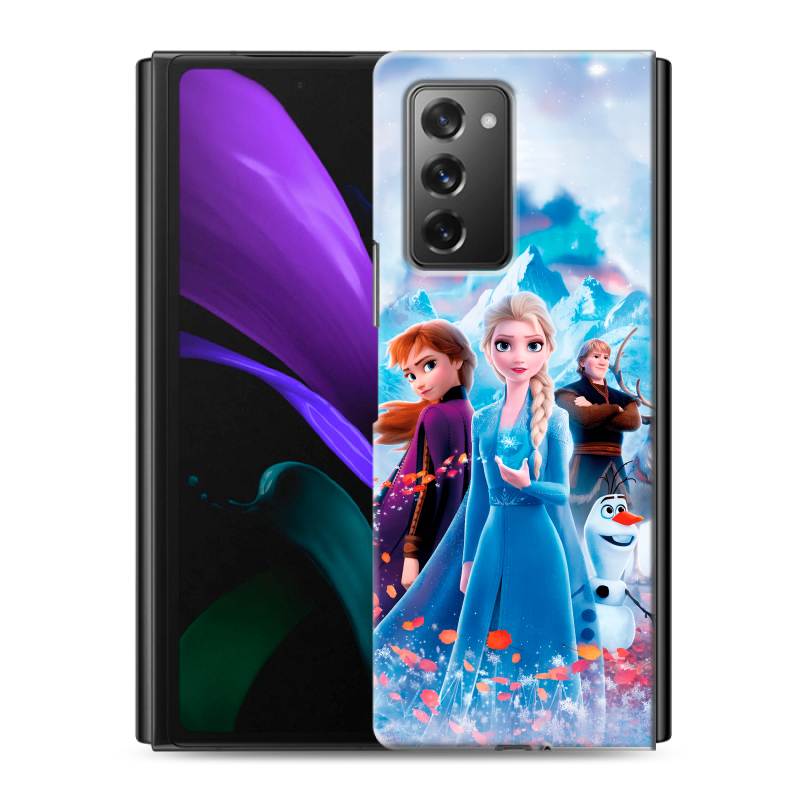 Пластиковый чехол на Samsung Galaxy Z Fold 2 с принтом Холодное сердце Frozen Пластиковый чехол на Samsung Galaxy Z Fold 2 с принтом Холодное сердце Frozen