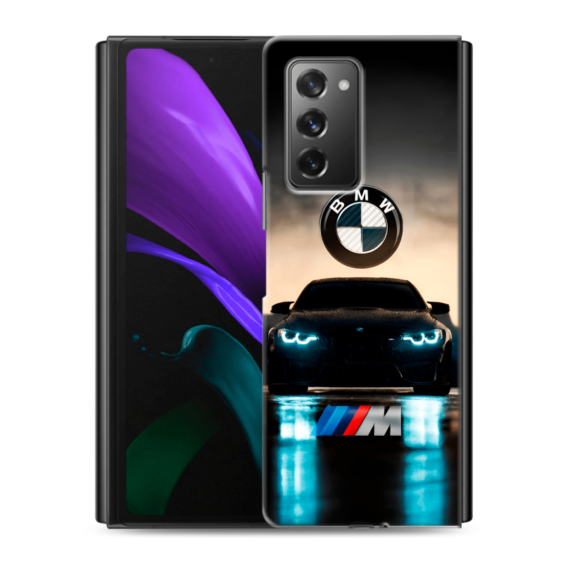 Пластиковый чехол на Samsung Galaxy Z Fold 2 с принтом БМВ BMW Пластиковый чехол на Samsung Galaxy Z Fold 2 с принтом БМВ BMW