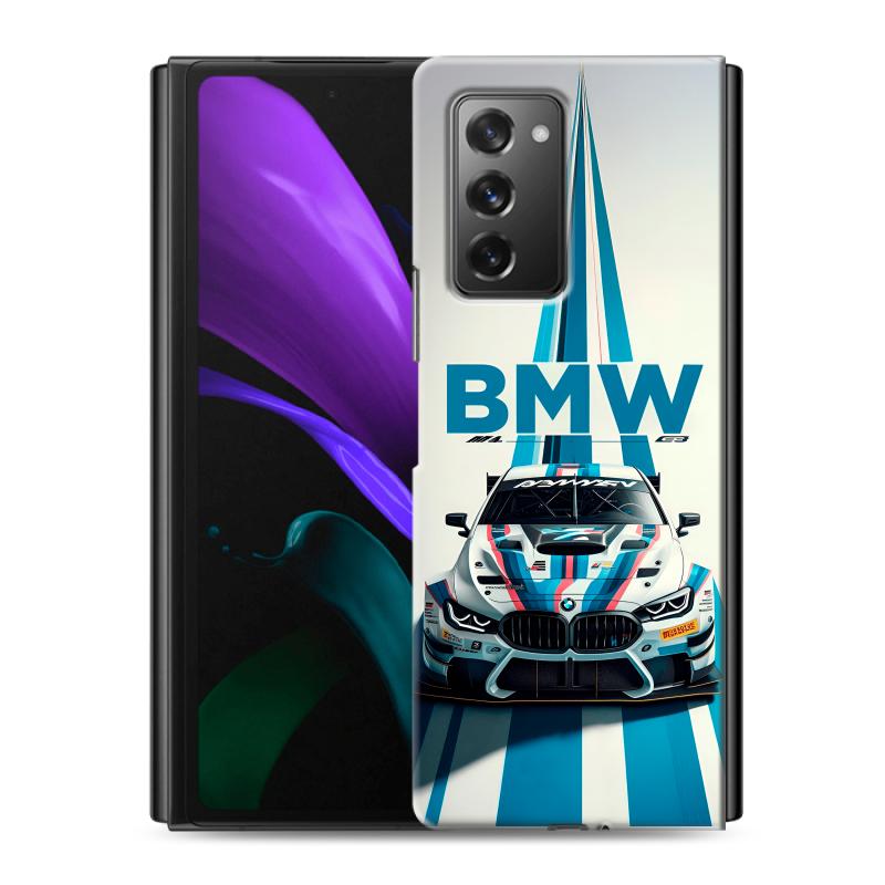 Пластиковый чехол на Samsung Galaxy Z Fold 2 с принтом БМВ BMW Пластиковый чехол на Samsung Galaxy Z Fold 2 с принтом БМВ BMW