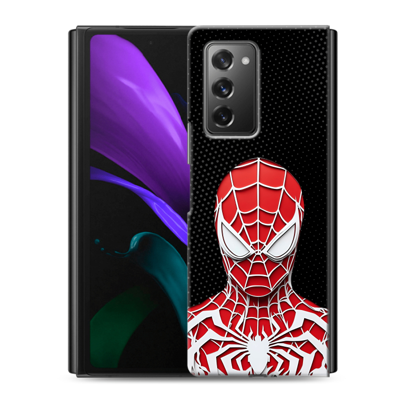 Пластиковый чехол на Samsung Galaxy Z Fold 2 с принтом человек паук spiderman Пластиковый чехол на Samsung Galaxy Z Fold 2 с принтом человек паук spiderman